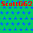 Green background with blue stars and red text repeating 'ScottG62' across three horizontal bands.