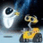 Two cartoon characters with large eyes and yellow accents stand against a dark blue background, one white and one yellow.
