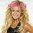 A pixelated image of a woman with long blonde hair wearing a black sleeveless top, with pink text reading 'ashley is raising the roof' overlaid in four