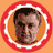 A 48x48 pixel animated contact sheet showing three frames of a Charlie and the Chocolate Factory-themed buddy icon with orange background, red circular borders, and visible text elements.