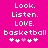 Pixelated text and symbols on a bright pink background with two identical side-by-side layouts.