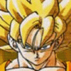 identical anime-style character portraits with spiky yellow hair, each labeled 'Goku' in blue text below the head