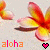 Animated contact sheet showing two frames of a pixelated flower icon with text and heart symbols, displayed on a gray background.