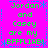 Bright pink background with green text reading "Jordan and Casey are my BFFLIAB!" repeated in a pattern, bordered by blue pixelated lines and asterisks