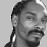 A 4x3 contact sheet of grayscale animated frames showing Snoop Dogg's face and text elements that change across the animation sequence.