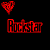 Two pixelated heart icons above text reading 'Podstar' in red and gray on black background.
