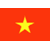 Static 50x50 pixel icon featuring a yellow five-pointed star centered on a solid red background with gray borders above and below.
