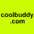 Animated contact sheet of a stick figure running across 25 frames on a bright yellow background with "coolbuddy.com" text in the top-left corner.