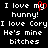 Pixelated text on black background with red heart symbol replacing 'y' in 'my', repeated twice side-by-side.