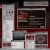 Static pixelated image showing a dark red background with multiple overlapping rectangular panels containing indistinct text and graphical elements.