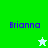 Four display the name 'Brianna' in blue pixelated text with a star symbol changing from white to green