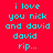 Pixelated cyan text on red and pink backgrounds reads "i love you nick and david david rip..." in four quadrants.