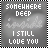 A 48x48 pixel animated buddy icon with a gray background showing two frames of text animation where "inside" changes from blurred to clear.