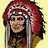 Animated icon shows a figure with red and white headdress, long dark hair, yellow top against light background.