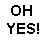 Pixelated text phrases arranged in a with varying font weights and punctuation across multiple