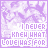 A static image displays repeated text 'I NEVER KNEW WHAT LOVE HAS FOR' over a purple and white pixelated background with subtle cloud-like patterns.