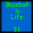 Blue square icon with green text "Baseball is Life" and number 31, showing pixelated variations across four