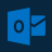 Blue rectangular icon with a large black zero on the left panel and a black checkmark on the right panel against a dark blue background.