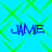 Blue text 'JAME' on cyan background with green diamond pattern, four identical instances arranged in a