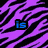 Six colored with black tiger stripes display text fragments: 'is', 'he', 'even', 'worth', 'my', 'time?' in pixelated fonts