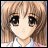 A pixelated anime-style character with brown hair and large dark eyes on the left, next to a black background with white text "Anime IM" above smaller stylized text "cOm" on the right.