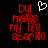 Red pixelated text forms a circular shape with a white heart above it on a black background.