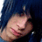A split-screen buddy icon with a person on the left and a grayscale anime-style couple embracing on the right.