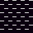 A black-and-white patterned icon with alternating white squares and rectangles on a dark background, featuring a central checkerboard section transitioning to horizontal lines at the top and bottom.
