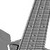 A grayscale guitar icon with a fretboard and headstock visible in the top-left quadrant, transitioning to a full-body view below.