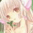 A 48x48 pixel animated buddy icon featuring a split composition with an anime-style character on the left and text elements on the right, displayed as two sampled frames in a contact sheet layout.