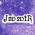Four pixelated display text over abstract backgrounds with varying color schemes and text styles