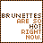 Two side-by-side animated frames of a pixelated text-based buddy icon with orange and black lettering on white background, showing identical content across both frames.