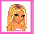 A 3x3 contact sheet of pixel art frames showing a blonde doll character and the word "Single" with heart symbols, arranged in an animated sequence.