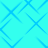 A static pattern of overlapping blue diamond shapes on a cyan background with no visible text or distinct subjects.