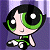 Pixelated cartoon character with green and black hair wearing a green outfit against purple background, next to green text reading "Original Icons .com" on dark green background.
