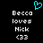 A static pixel art image with a black background, displaying two identical text blocks and a cyan heart symbol above them.