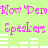 A static image with a light green background displays repeated pink text and white audio waveforms in a pattern