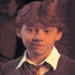 nine identical images showing a young person with brown hair in a school uniform, overlaid with text variations