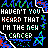 Pixelated text repeats across a black background with blue, green, and red accents; the phrase "HAVEN'T YOU HEARD THAT I'M THE NEW cancer" appears multiple times in white lettering.