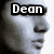 A grayscale of six showing a person's face with changing text overlays and symbols