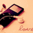 A digital icon shows a dark rectangular device with a screen, connected to white earbuds on a light brown background with partial text.