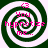 Four identical spiral patterns with pink text reading 'You hypnotize me...' and a small '<3' symbol above the text, arranged in a on a dark green background