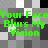 A 4-frame animated contact sheet showing repeated green text on a pixelated gray background with black and white dithering.