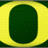 A static pixelated icon with a dark green oval shape centered on a bright yellow background, surrounded by darker green borders.