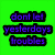 Four quadrant with distinct text blocks: green top-left, purple top-right, pink bottom-left, gray bottom-right. Text reads 'dont let yesterdays troubles', 'shadow over tomorrows', and 'DREAMS!!!' in pixelated fonts