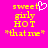 Pixelated text and symbols on a bright pink background with yellow and white elements.