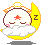 A 4-frame animated contact sheet showing a pixel-art angel character sleeping on a crescent moon with clouds, each frame displaying slight variations in the 'Z' text and cloud position.
