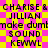 Static pixel art with yellow and pink checkered background displaying repeated text in black block letters
