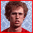 15 pixel-art showing a sequence where text and symbols incrementally appear on gray backgrounds, with one containing a photo of a person in red clothing