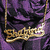 Gold script text 'Babysitters' on a purple fabric background with a gold chain, displayed in a